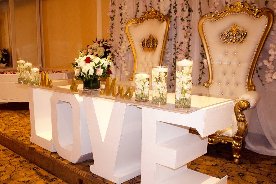 Sweetheart Table