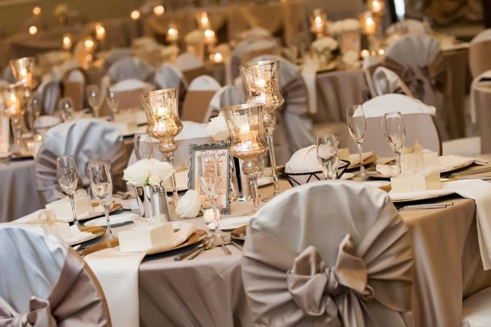 Table Decor in Grande Ballroom