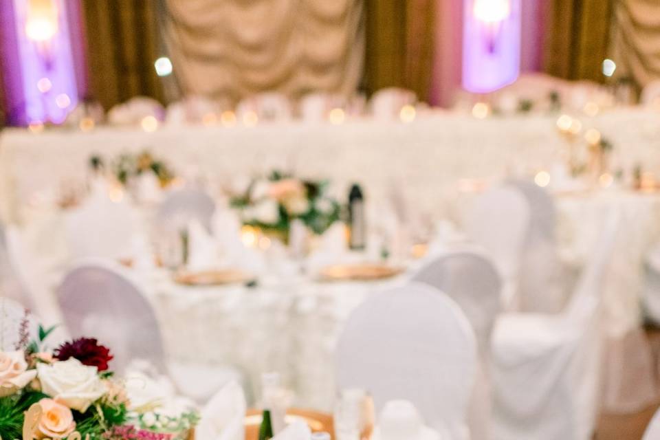 Table Decor in Grande Ballroom