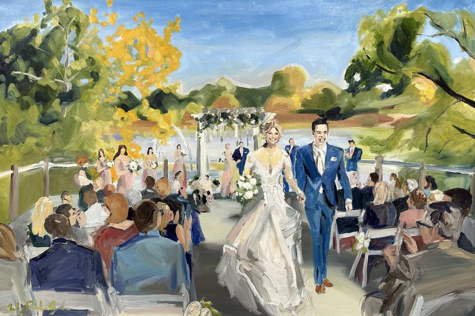 Lakeside Recessional Painting