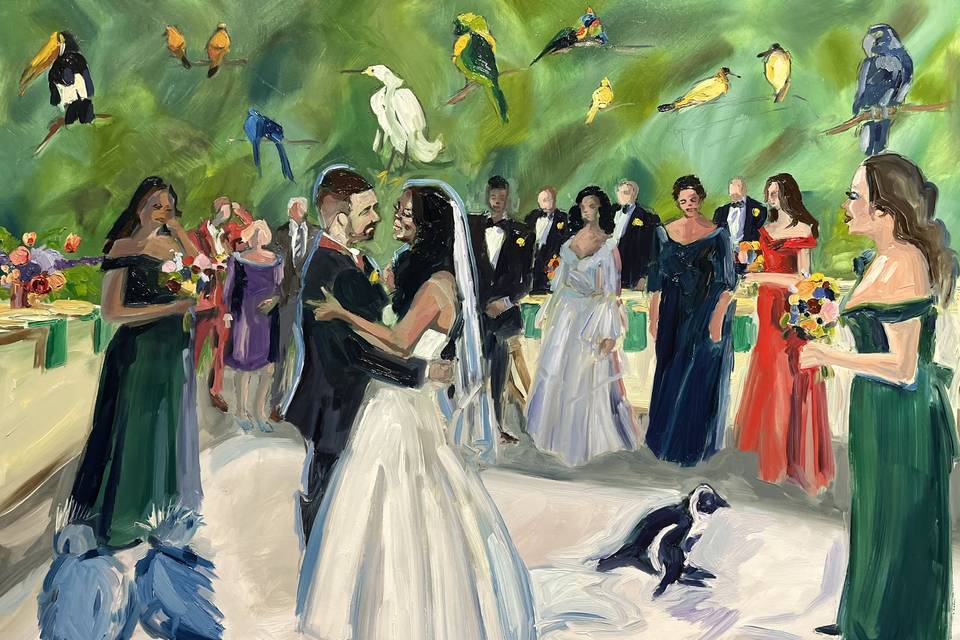 Aviary Wedding First Dance