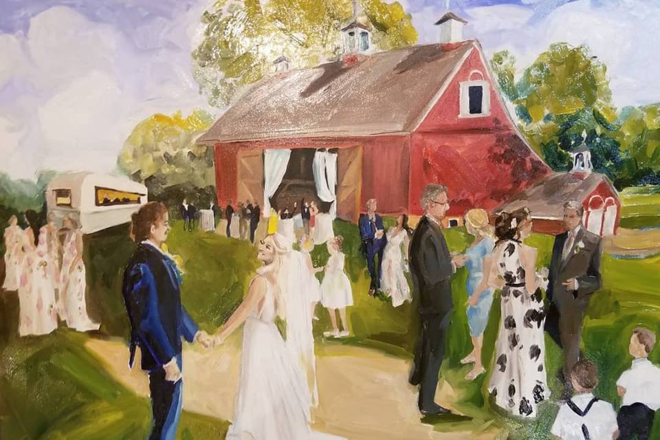 Rural boho bride