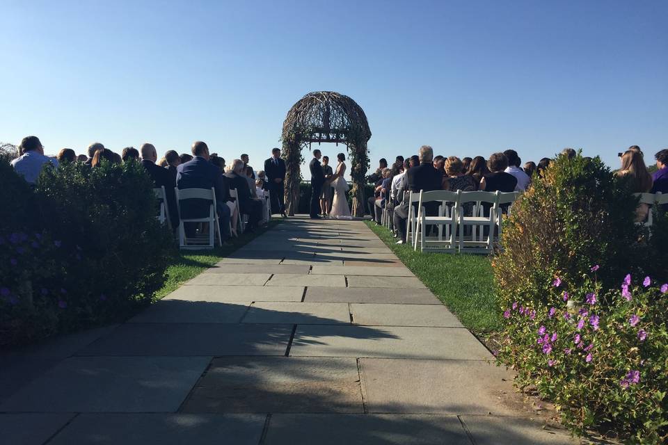 A wedding ceremony