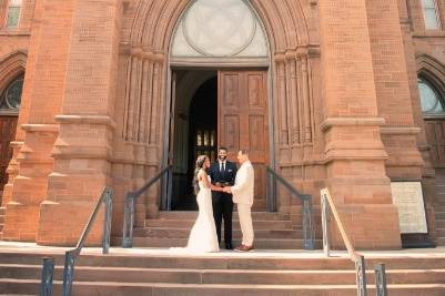 Officiant Lawrence Lovell