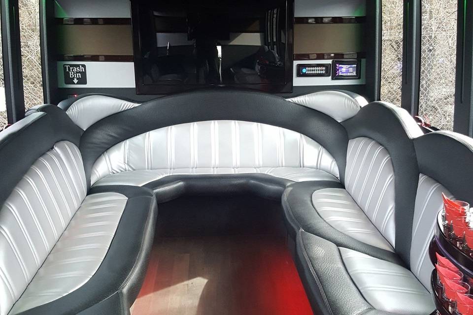 Limo Coach for wedding parties