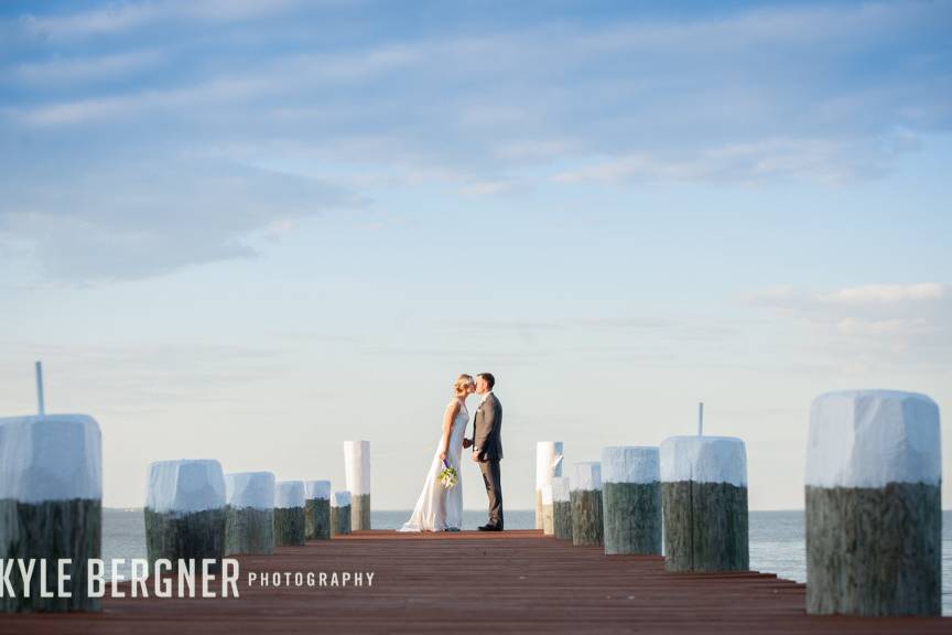 Wedding portrait at Celebrations at the Bay