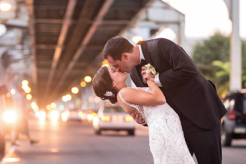 Couple kissing