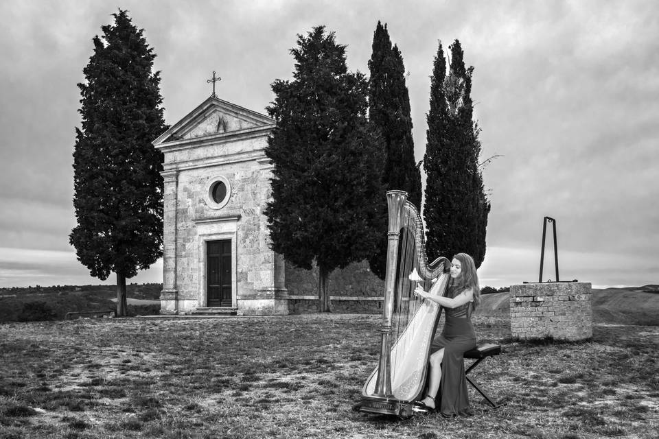 Performance at a wedding in Tuscany