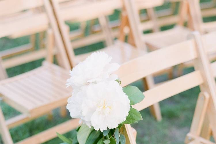 Peony Aisle Marker