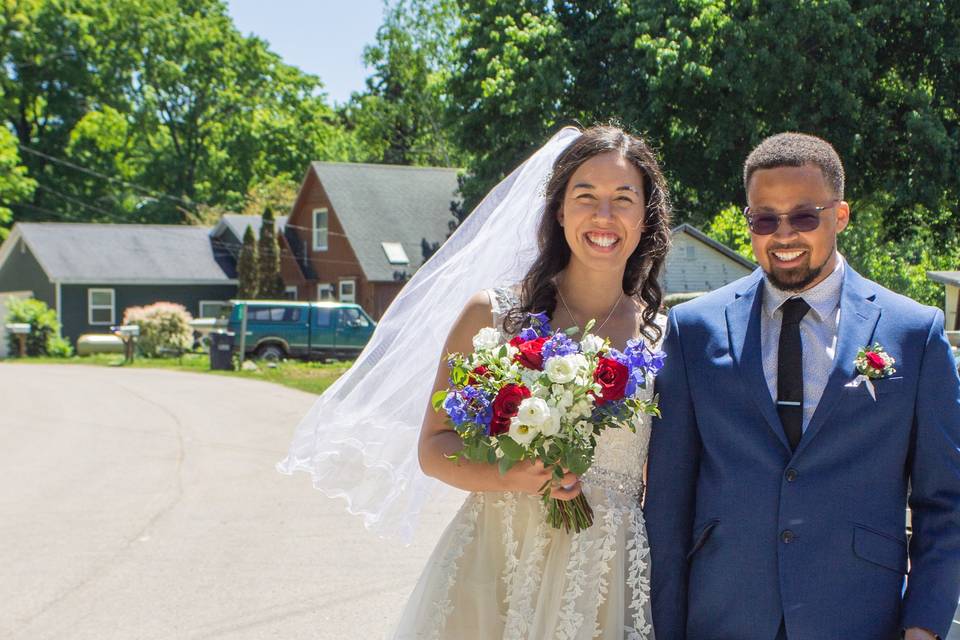 Bride and groom