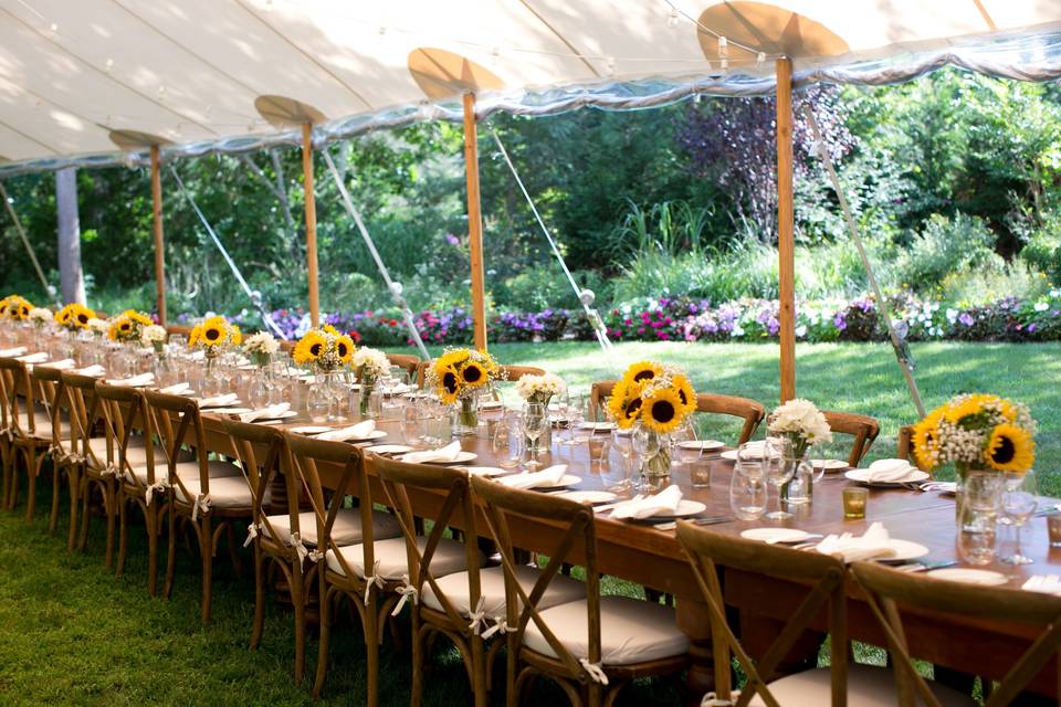 Outdoor Dining Wedding