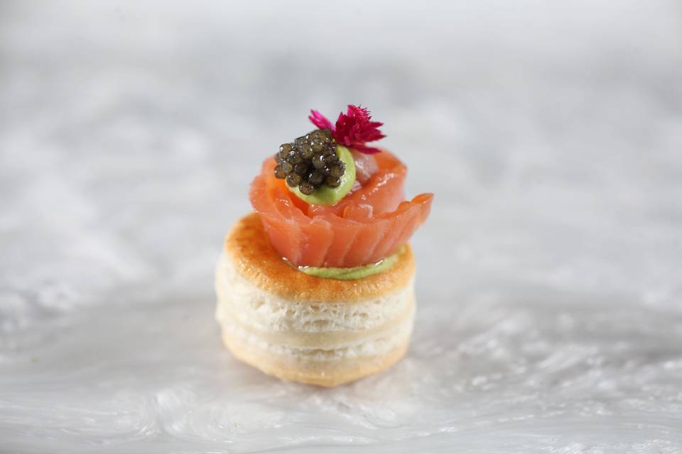 Smoked Salmon and Caviar