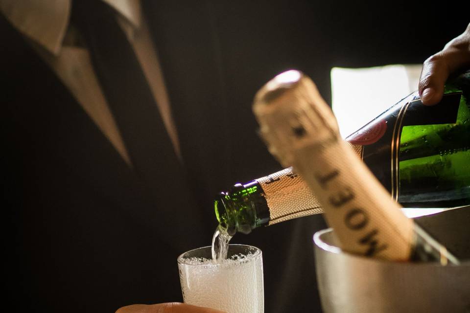 Moet Champagne Toast