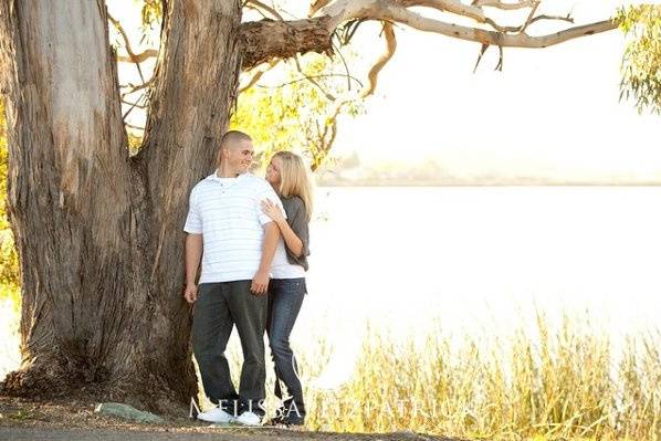 An engagement session taken at Laguna Lake in San Luis Obispo.