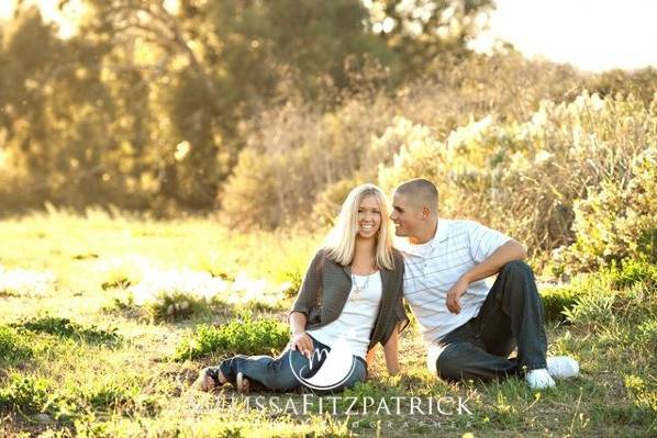 An engagement session taken at Laguna Lake in San Luis Obispo.