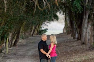 An engagement session taken at Laguna Lake in San Luis Obispo.