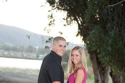 An engagement session taken at Laguna Lake in San Luis Obispo.