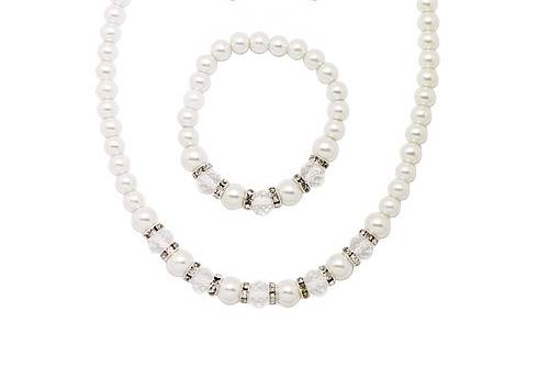 Number one seller for the bridal party....It comes with a pearl, necklace and earring set all for $16.99.