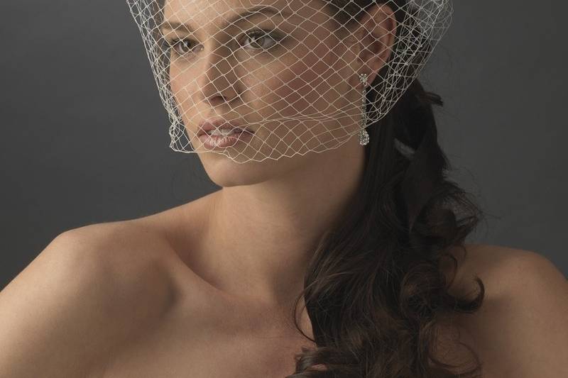 Plain Single Layered French Netting Birdcage Face Veil 900
$56.99