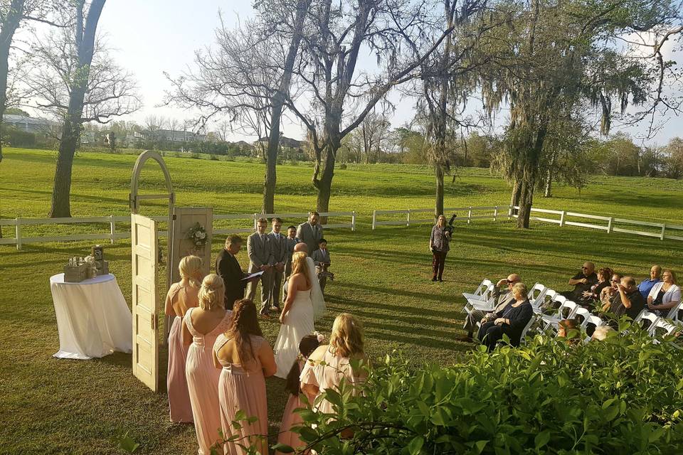 Judith @ Cross Key Acres, Richmond TX - Wedding Ceremony