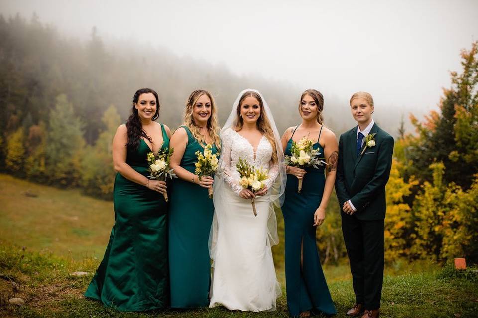Loon Mountain bridesmaids