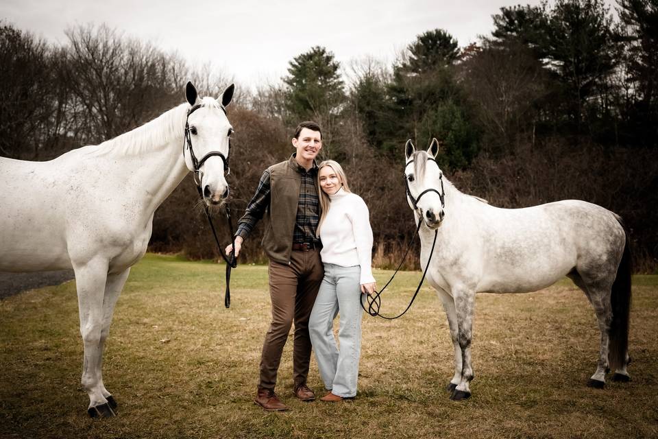 Engagement with their horses