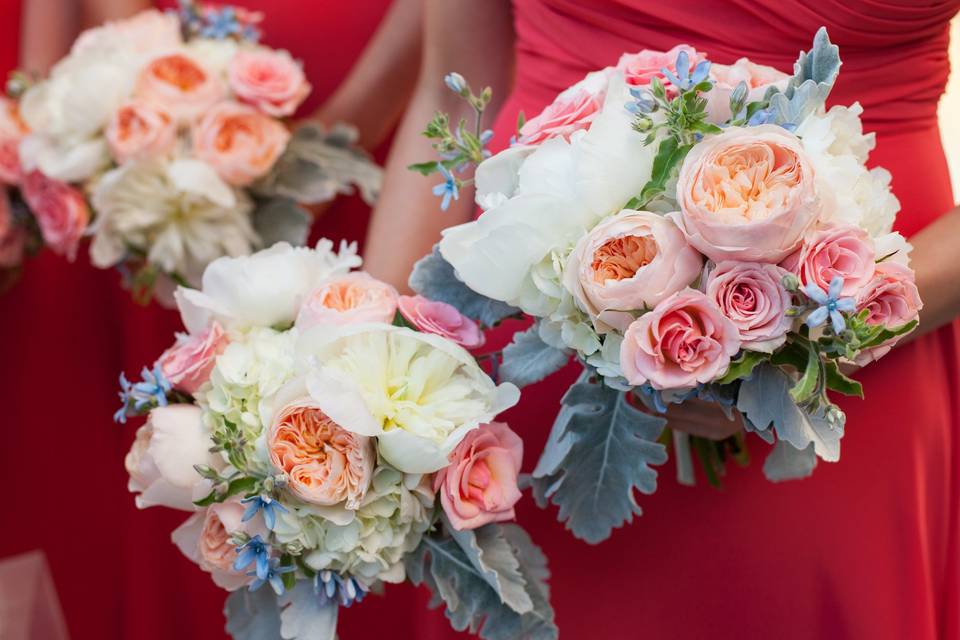 Colorful bouquets