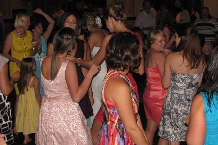 Crowded dance floor