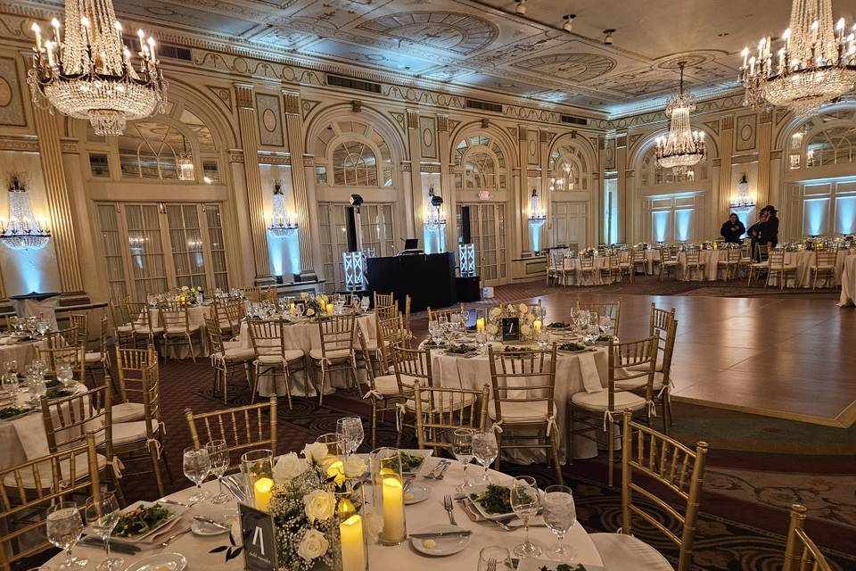 Ornate setup at The Brown