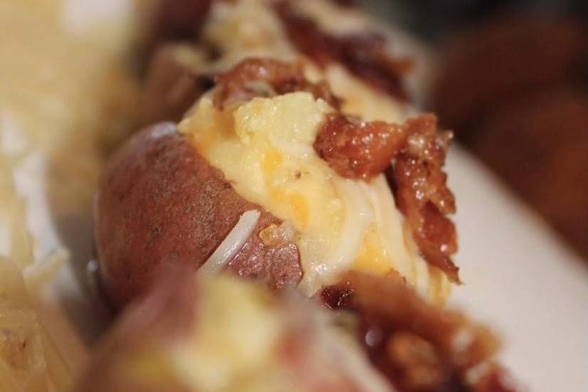 Mini Red Loaded Potatoes