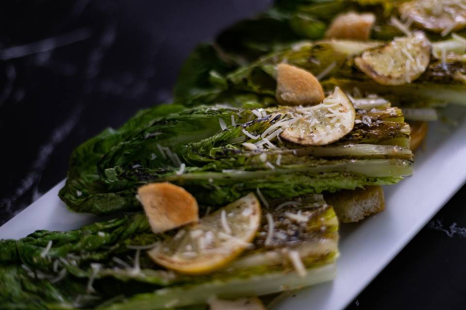 Grilled Caesar salad