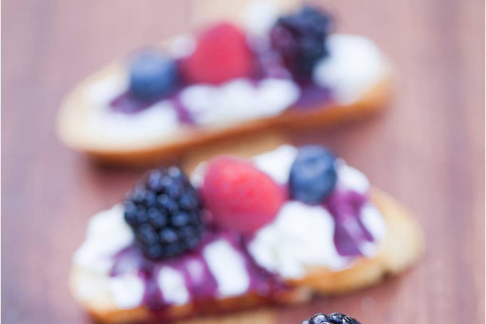 Berry appetizers
