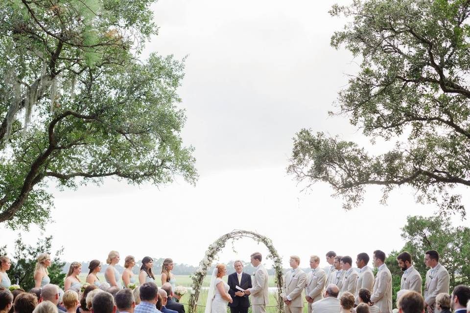 Reception table setup