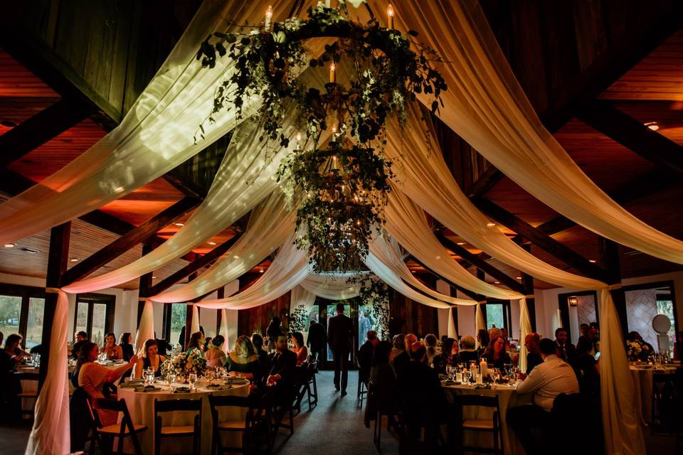 Draping with Greenery