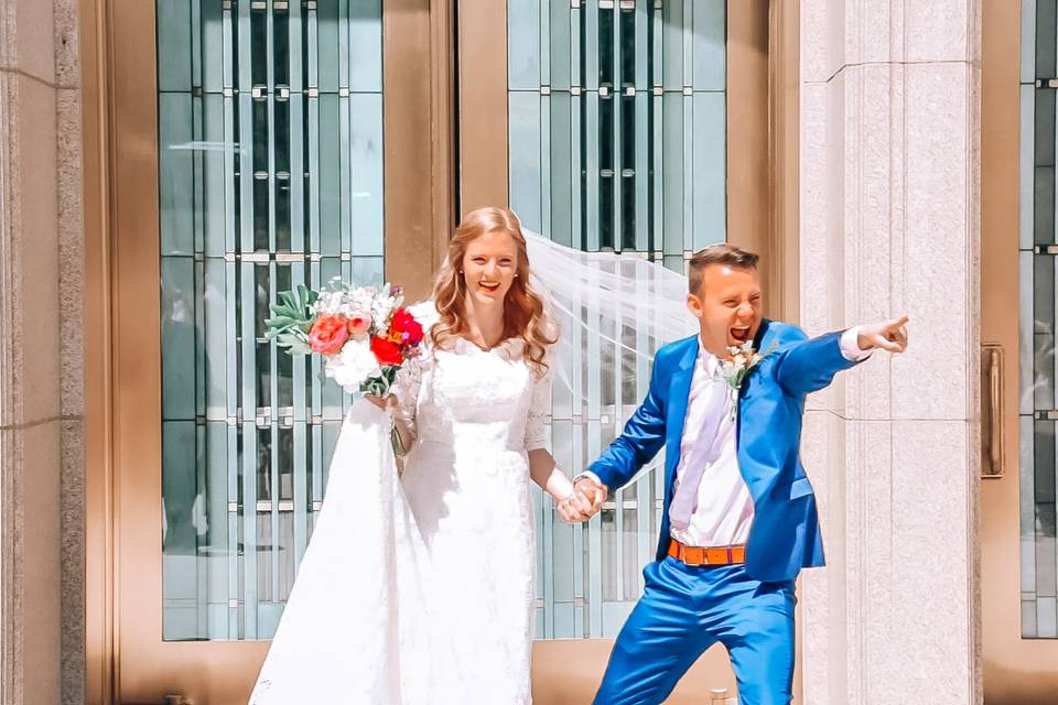 Ogden UT temple wedding