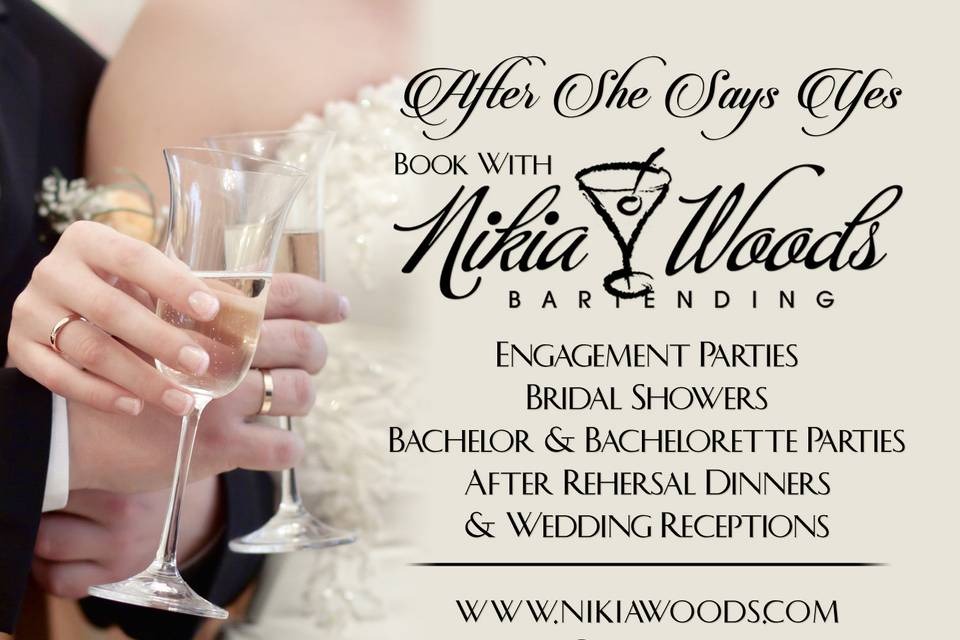 Nikia Woods Bartending Co