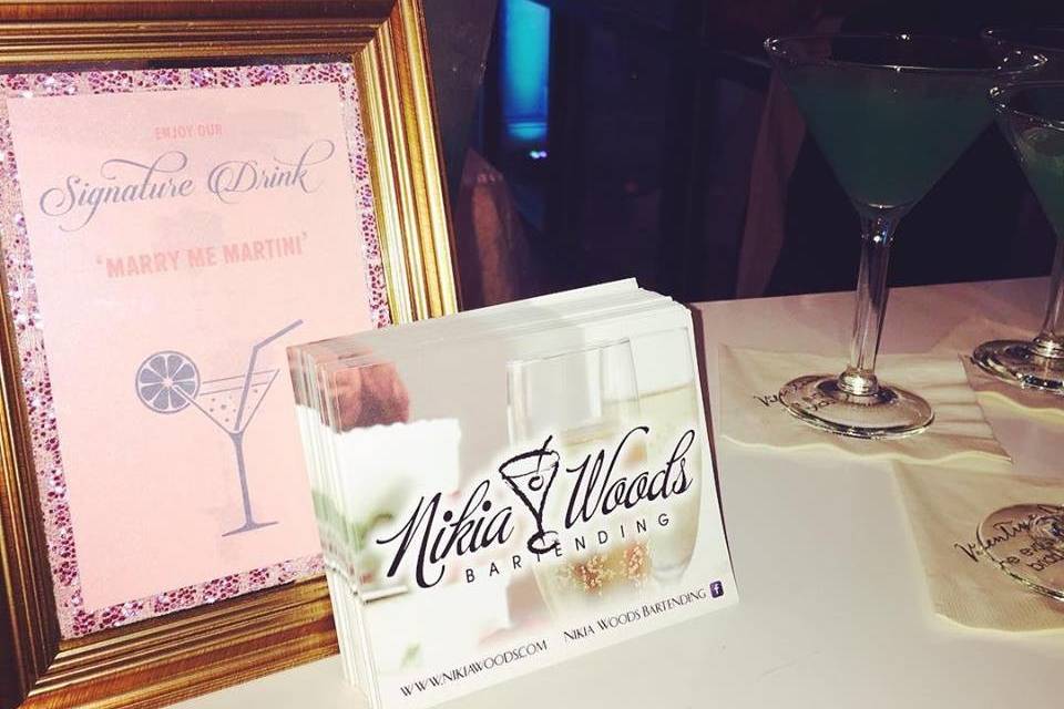 Nikia Woods Bartending Co