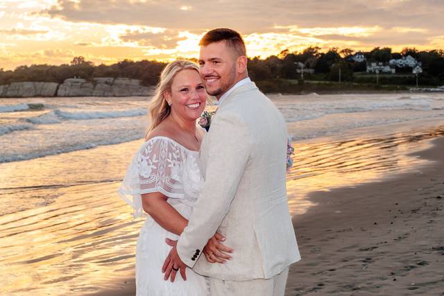 Sunset Wedding Second Beach