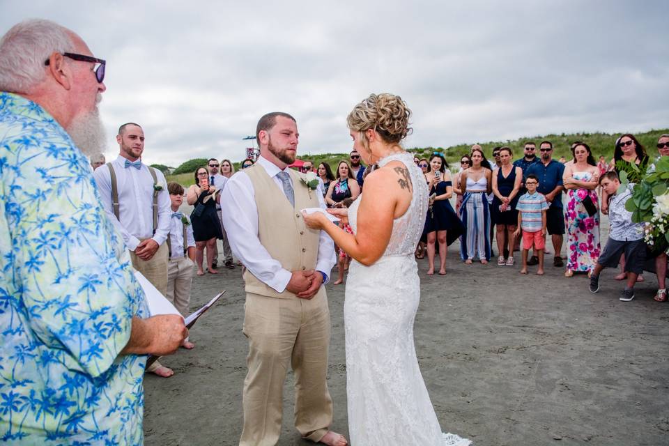 Sachuest Beach Wedding