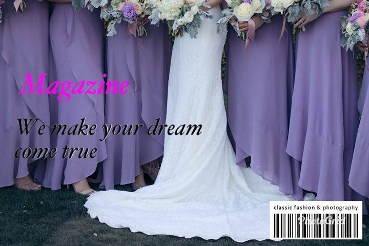 Our bride on magazine