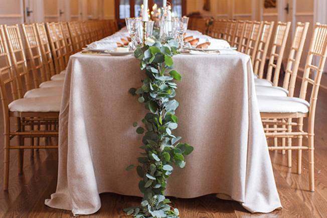 Greenery centerpiece