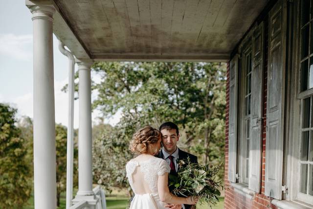 On the porch