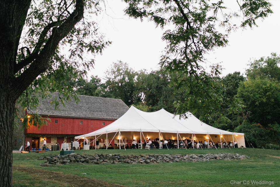 Tent setup