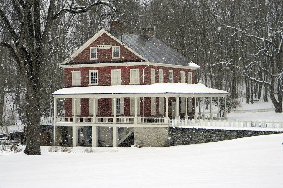 The house in winter