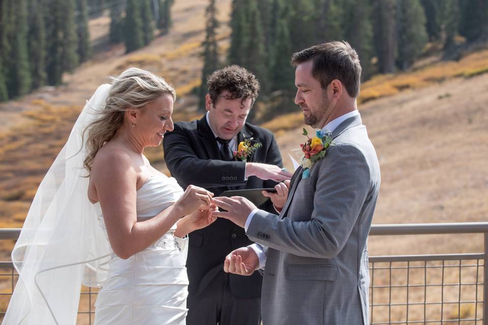 Ceremony Wedding at A-Basin