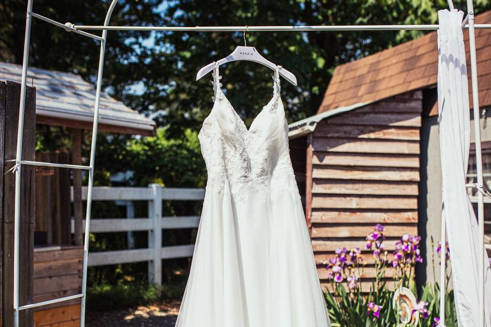 Brides one and only dress