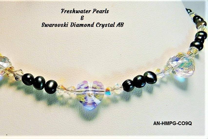 282 - Swarovski Crystal & Pear