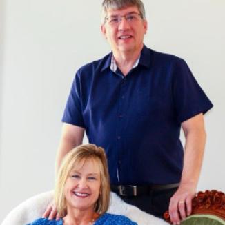 Kim and Jim G.