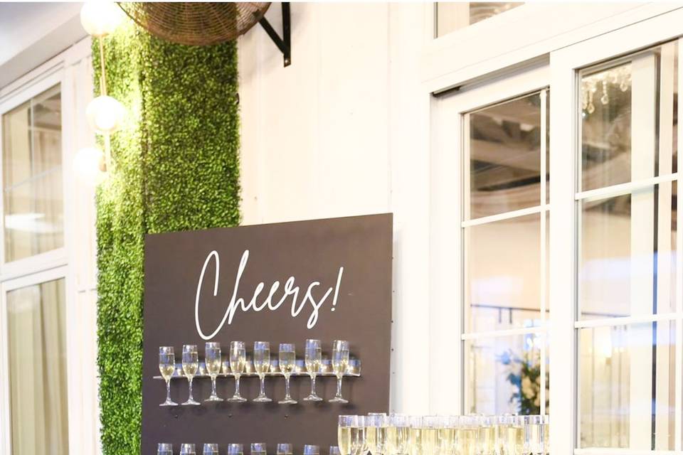Champagne Wall