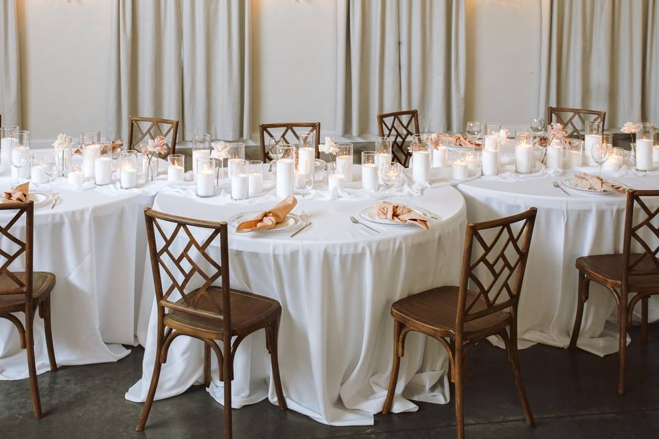 Romantic Reception Candlelight